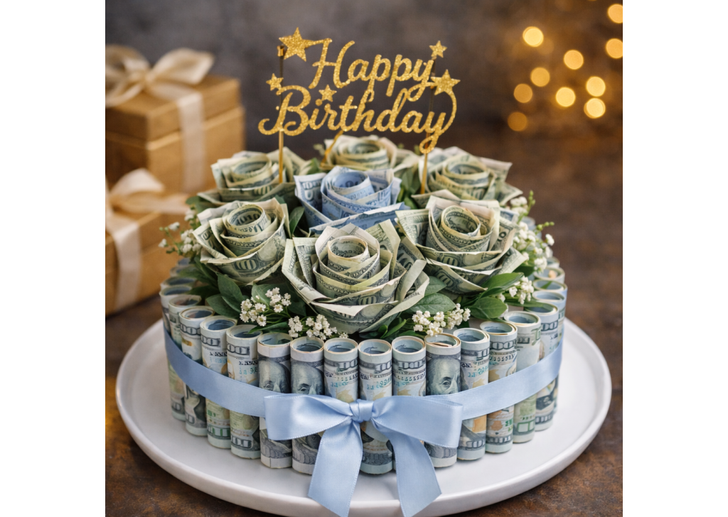 在華人文化裡，錢＝好運＝未來的可能性。  有錢花常被解讀為：  祝你新的一歲財運亨通   希望你未來更有底氣   把好運「送到手上」  比起單純好看的花，祝福更直接、也更有記憶點。