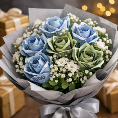  現代人送生日鮮花，為何越來越多人改送「有錢花」？